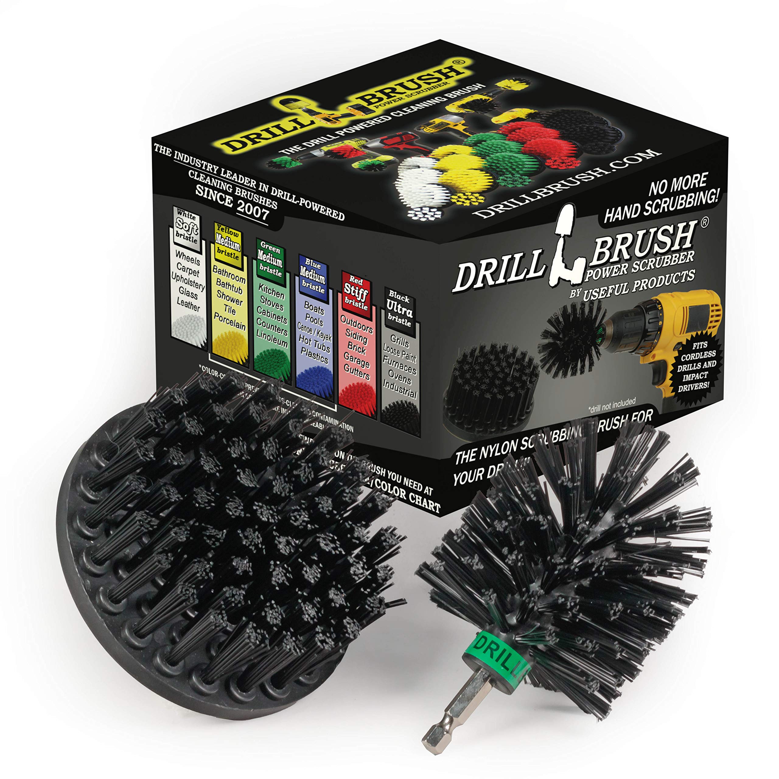 Stainless Steel BBQ Grill Brush - Heavy Duty Grill Cleaner & Scraper for Electric Smokers, Charcoal & Gas Grills - Essential BBQ Accessories & Tools for Outdoor Cooking, Backyard Parties & Camping