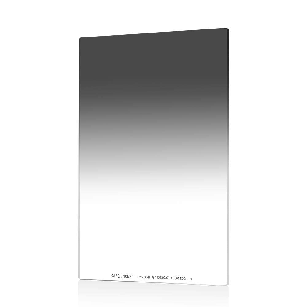 K&F Concept Square Graduated ND16 Soft Filter - GND16 Neutral Density Filter for Camera Lens, Anti-Glare, Waterproof & Scratch Resistant - Perfect for Landscape Photography & Long Exposure Shots