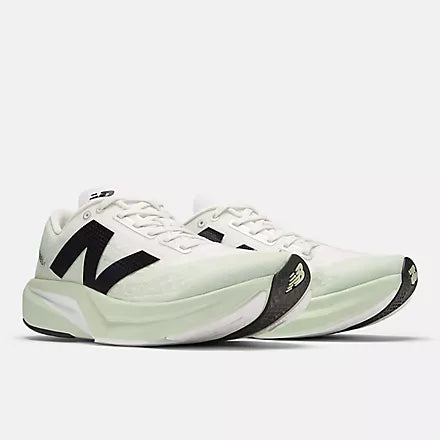 New Balance Men's FuelCell Rebel v4 Running Shoes - Lightweight & Responsive for Training & Racing - Clay Ash/White/Black | Perfect for Road Running, Gym Workouts & Daily Jogging
