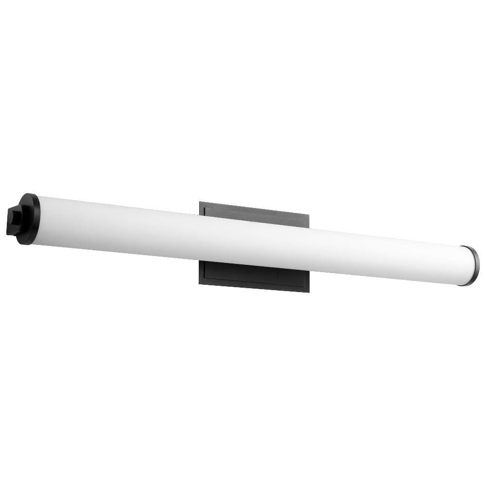 Tempus Collection Black Transitional LED Vanity Mirror - Oxygen 3-5003-15 - Modern Bathroom Lighting for Makeup & Grooming