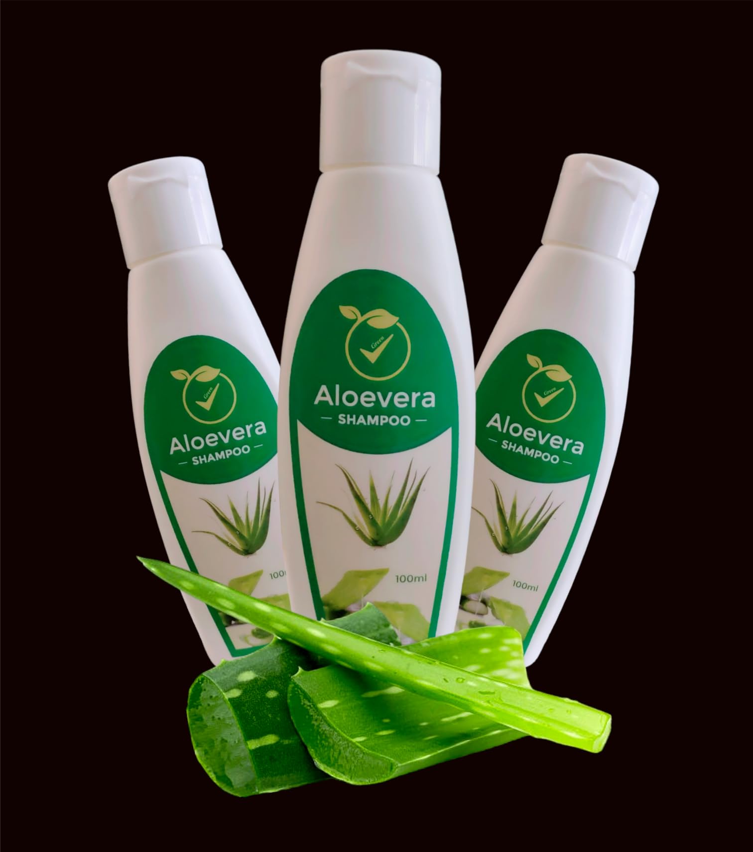 Natural Aloe Vera Shampoo for Hair Growth & Scalp Care - Hydrating & Soothing Shampoo for Dry, Damaged Hair - Perfect for Daily Use & Sensitive Scalp