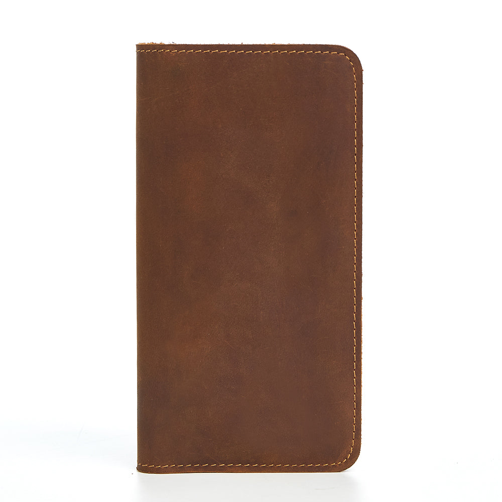 Premium Genuine Leather Wallet for Men - RFID Blocking, Slim Bifold Design - Perfect for Everyday Carry, Travel & Business (Brown)
