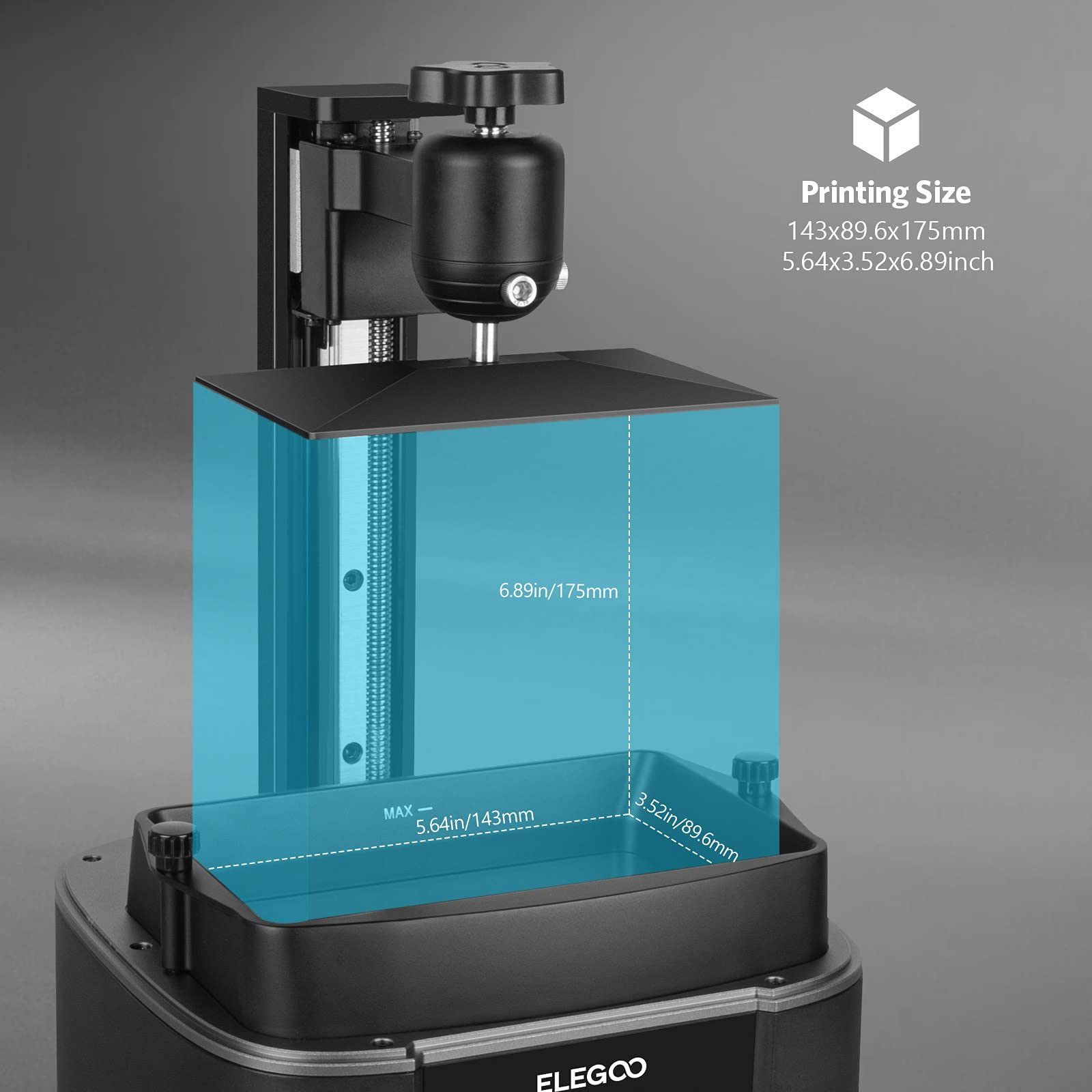ELEGOO Mars 3 MSLA 3D Printer with 6.66