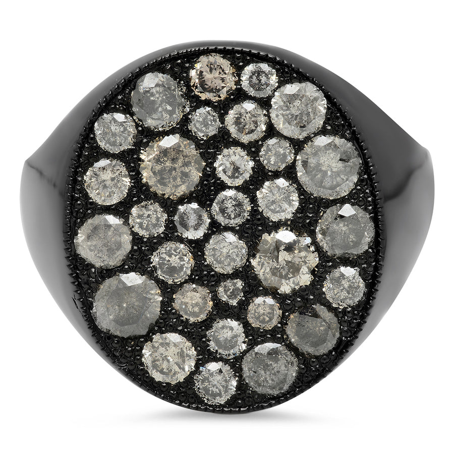 Honor Gray Ring for Men - Stainless Steel Band with Matte Finish - Perfect for Weddings, Engagements, and Everyday Wear