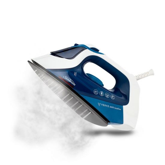 Sunbeam Verve 600 Ceraflow Iron SRC6000 - Professional Ceramic Steam Iron for Wrinkles with 600-Watt Power - Perfect for Home, Office & Travel Use