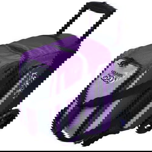 Columbia Icon Single Roller Luggage - Purple & Silver Carry-On Suitcase for Travel, Business Trips & Weekend Getaways | Lightweight Spinner Wheel Luggage with Durable Shell
