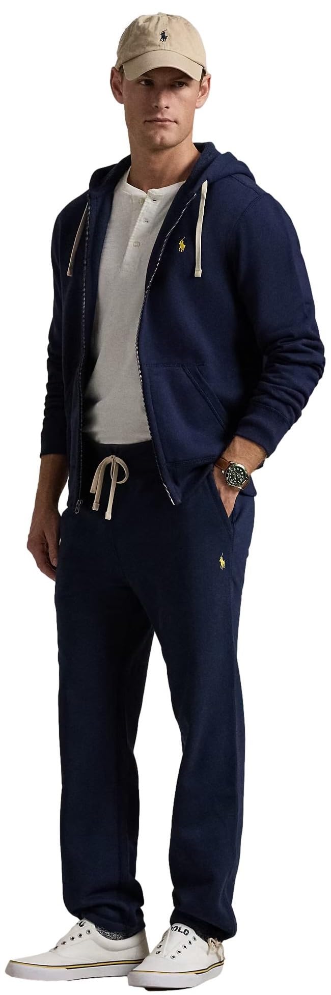 POLO RALPH LAUREN Men's Athletic Fleece Jogger Sweatpants with Drawstring Waist - Comfortable Lounge Pants for Gym, Running & Casual Wear