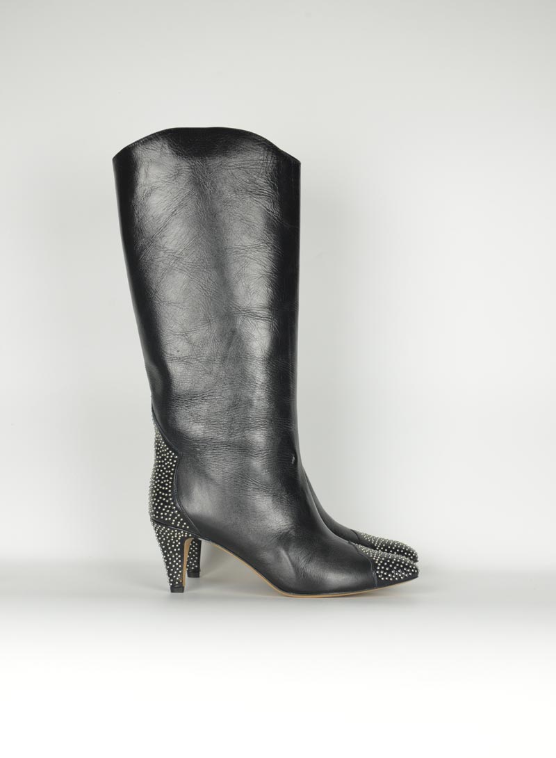 Isabel Marant Black Leather Boots with Studs - Size 37 | Stylish Women's Ankle Boots for Casual Outfits & Night Out