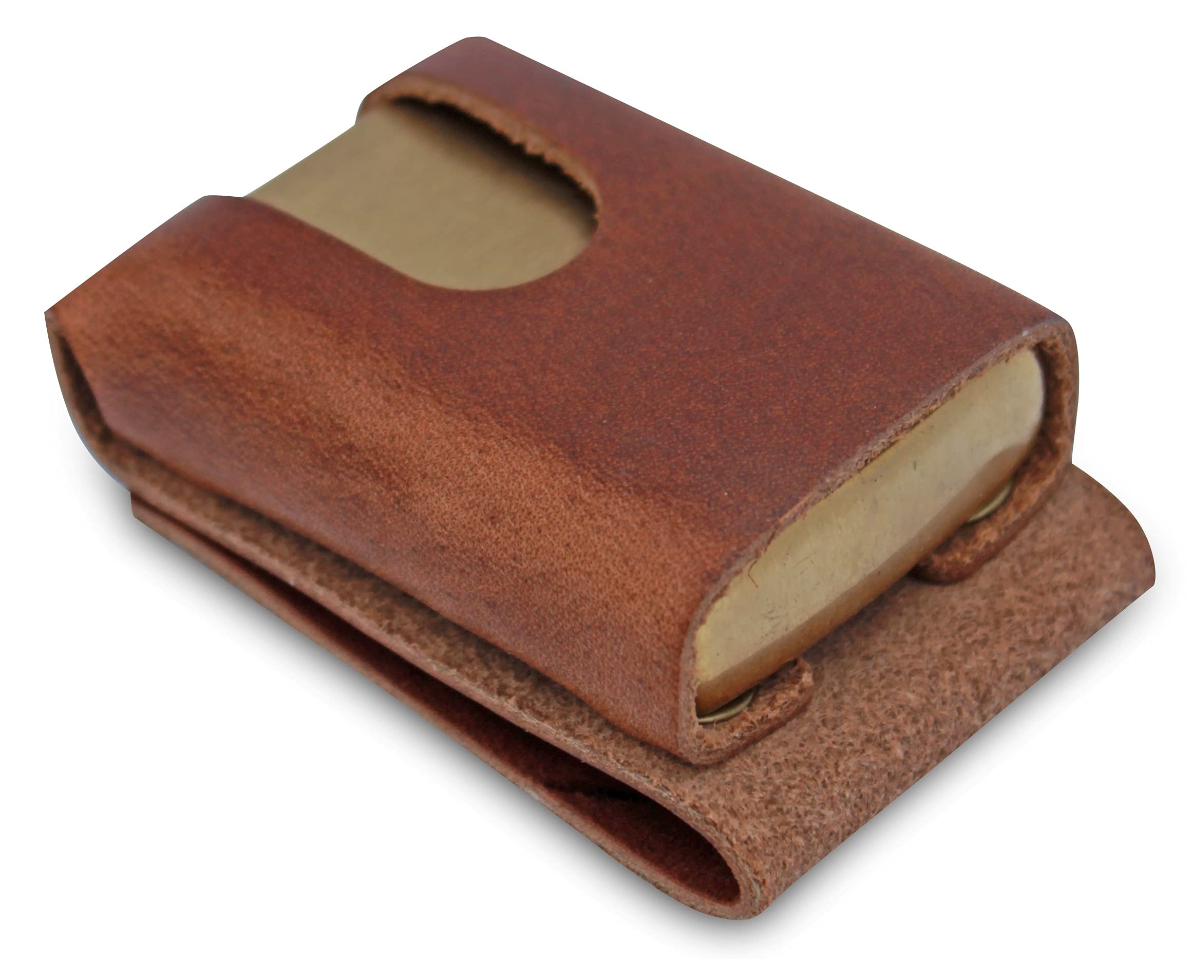 American Leather Zippo Lighter Pouch - Belt Case for Outdoor & Camping