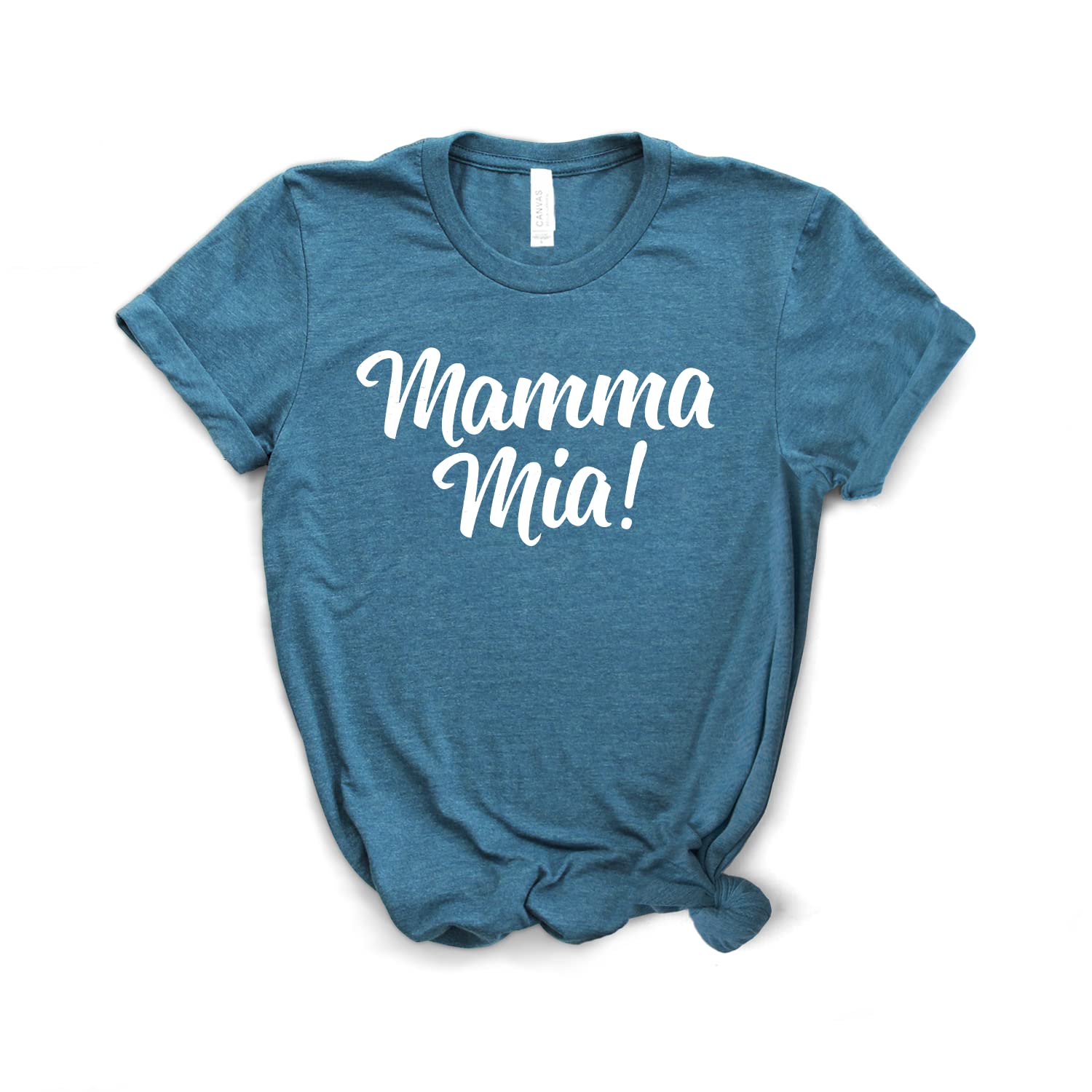 Premium Italy T-Shirt - Unisex Softstyle Italian Flag Tee - Italia Shirt with 'Ciao' & 'Mamma Mia' Print - Perfect Italian Gift for Travel Lovers & Heritage Celebration
