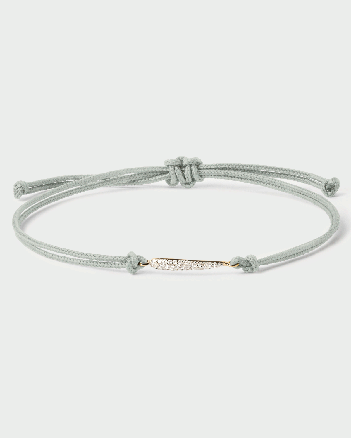 GRID 2 Nina Diamond Cord Bracelet for Women - Adjustable Beaded Friendship Bracelet with Genuine Diamonds - Perfect for Gifts, Anniversaries, and Everyday Wear