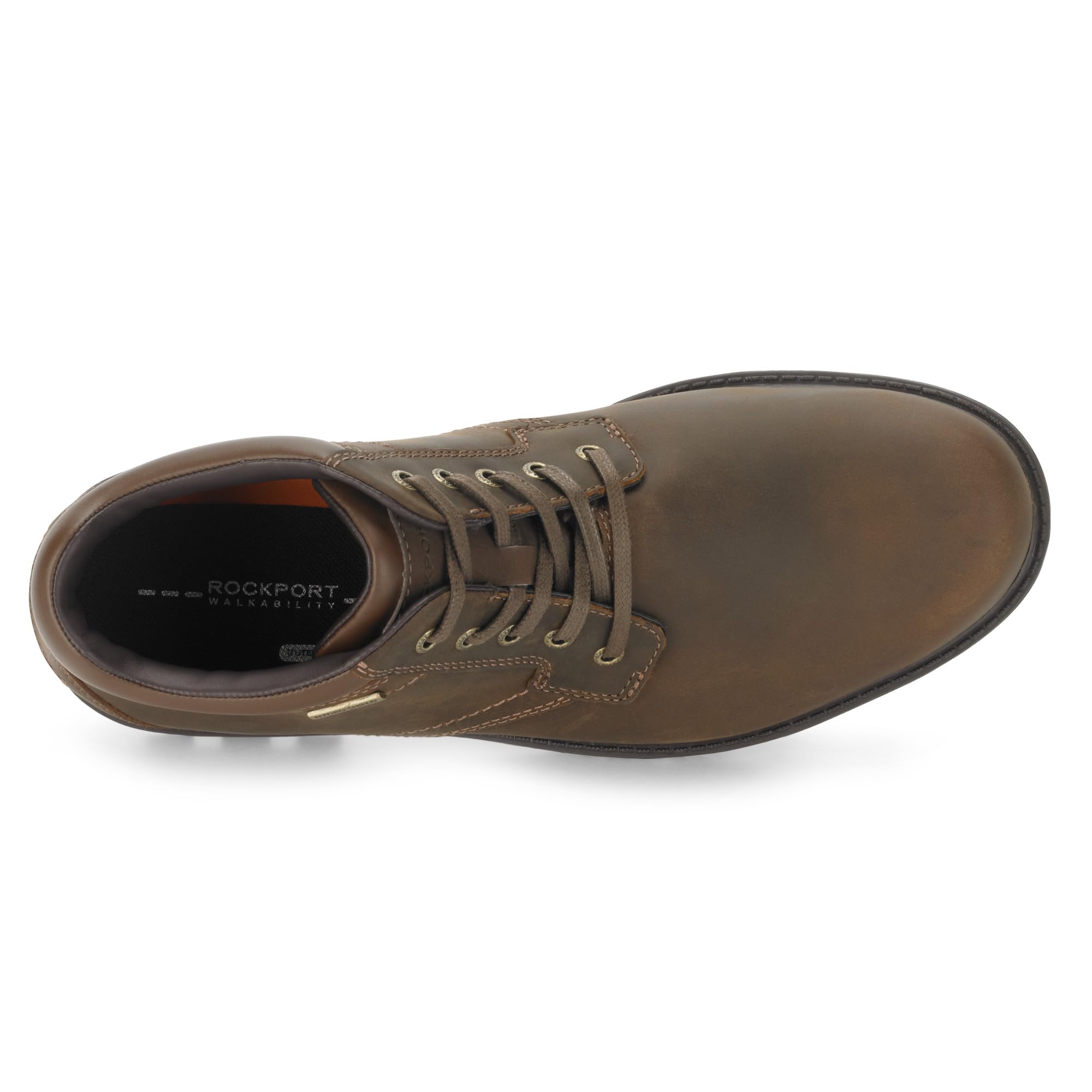 Rockport Men's Storm Surge Waterproof Plain Toe Boot - Comfortable & Durable for Outdoor Work, Hiking & Winter Wear