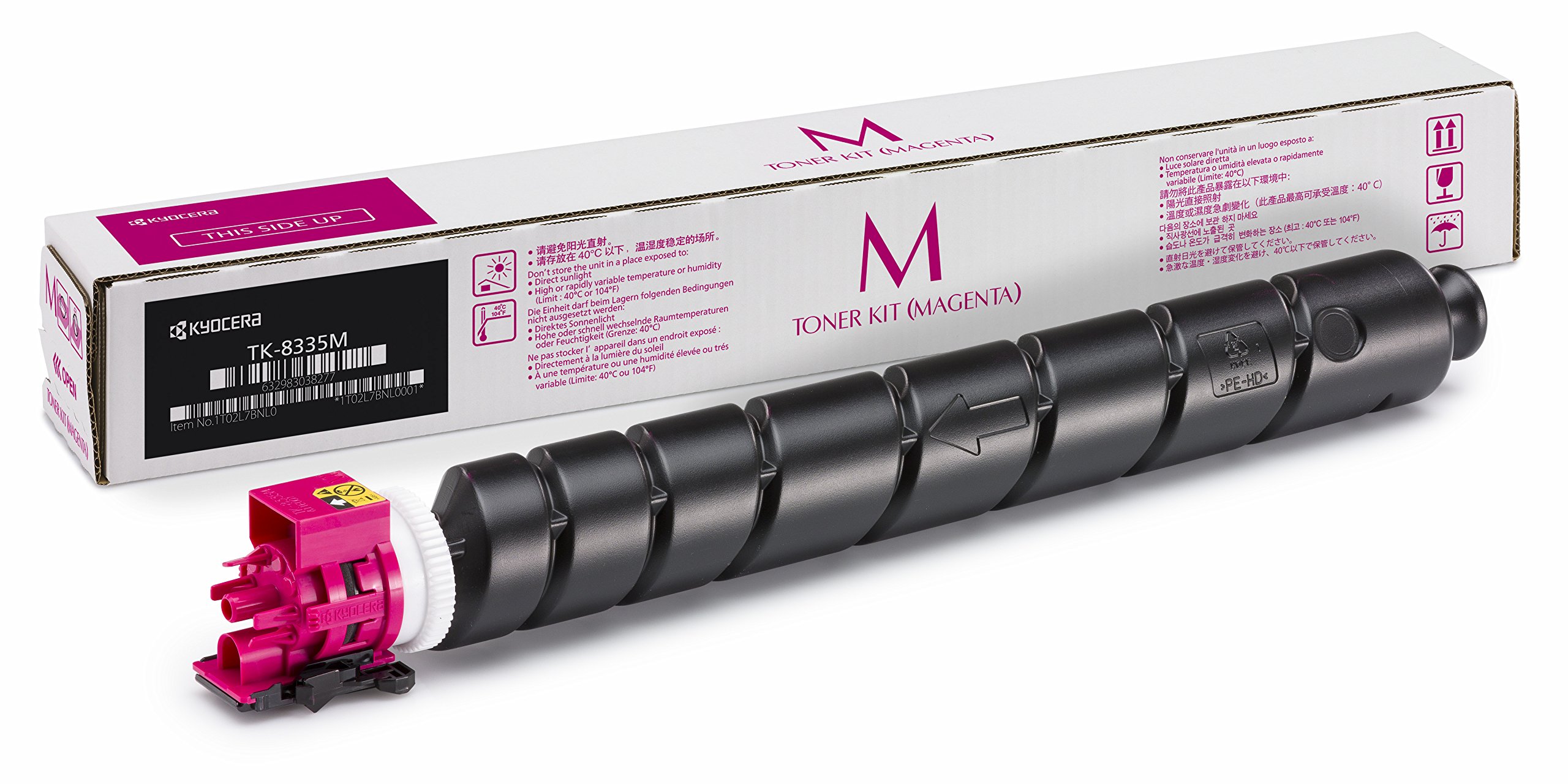 Genuine Kyocera TK-8335M Magenta Toner Cartridge - High Yield 12,000 Pages - Premium Printer Toner for TASKalfa 3252ci (Model 1T02RLBNL0/T02RLBNL) - Ideal for Office Printing, High-Volume Documents & Color Reproduction