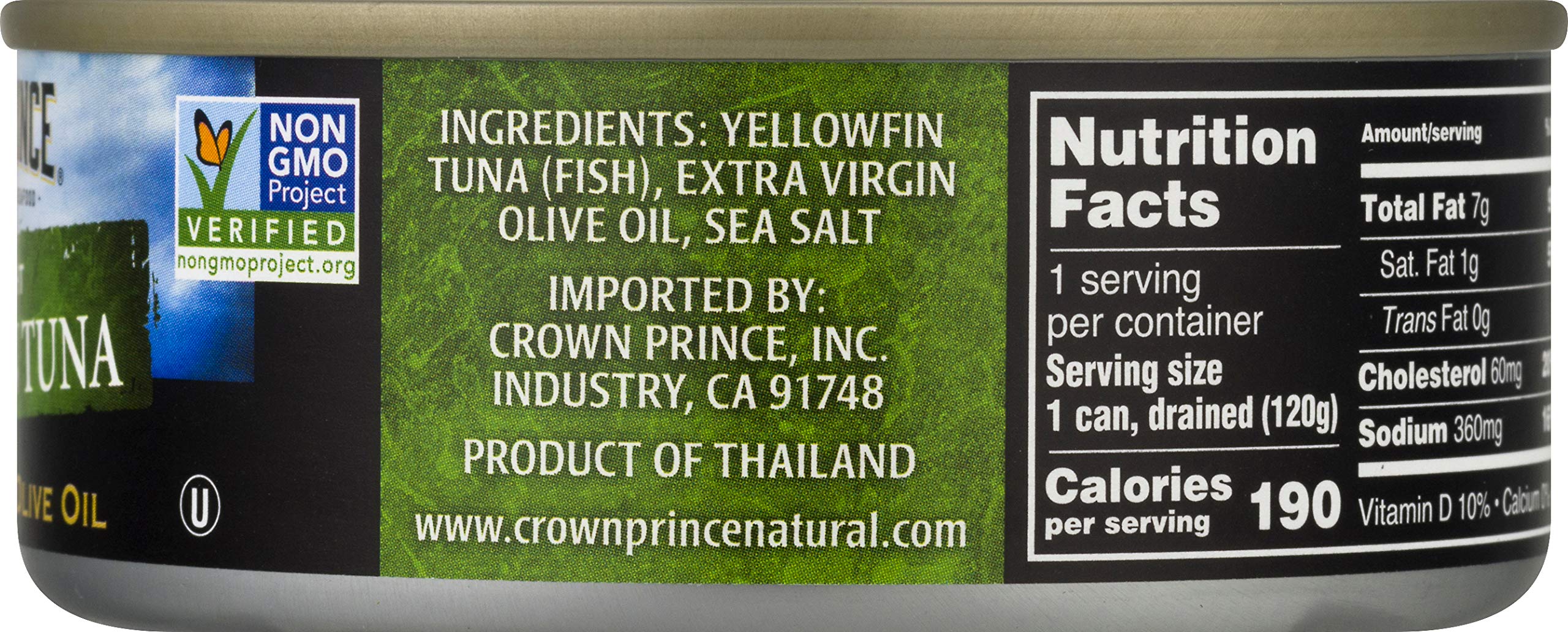 Premium Crown Prince Natural Solid Light Yellowfin Tuna in Extra Virgin Olive Oil - 5oz Cans (Pack of 12) | Wild Caught, High Protein, Keto & Paleo Friendly | Perfect for Salads, Sandwiches & Healthy Meal Prep