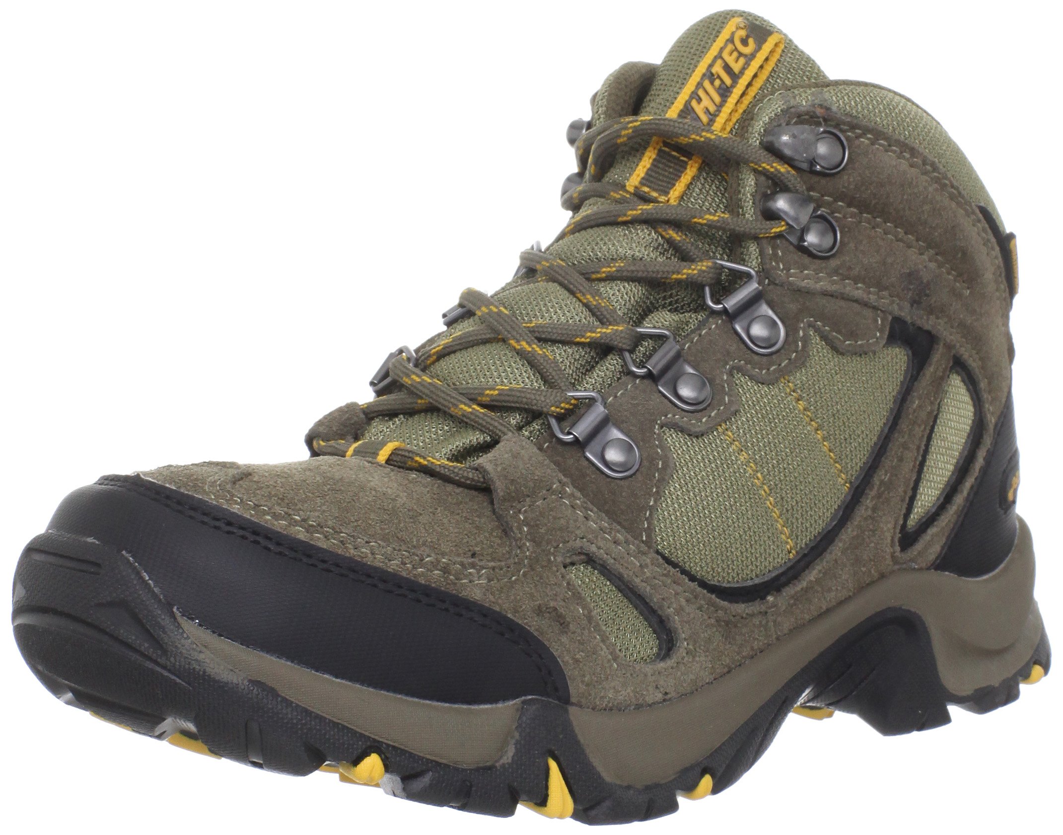 Hi-Tec Men's Falcon Waterproof Hiking Boots - Lightweight Outdoor Trekking Shoes for Men - Perfect for Mountain Climbing, Trail Walking & Camping Adventures