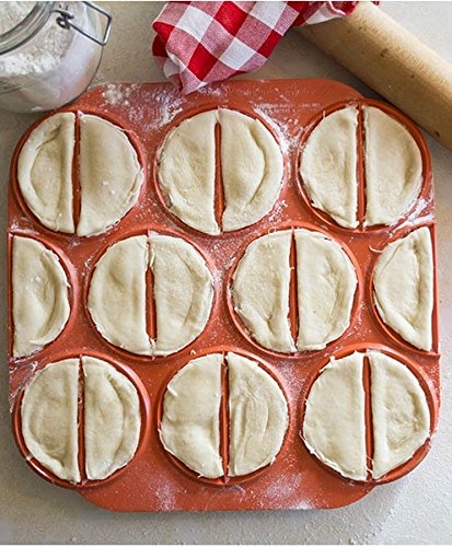 Kitchen Niche Big Pierogi Maker - Professional Dumpling Dough Press for Homemade Polish Pierogies | Perfect for Family Cooking, Holiday Meals & Cultural Food Preparation