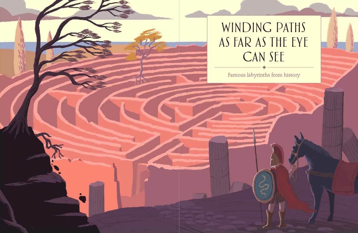 The Book of Labyrinths and Mazes - Puzzle Adventure for Kids & Adults | Perfect for Family Game Night, Classroom Activities & Stress Relief