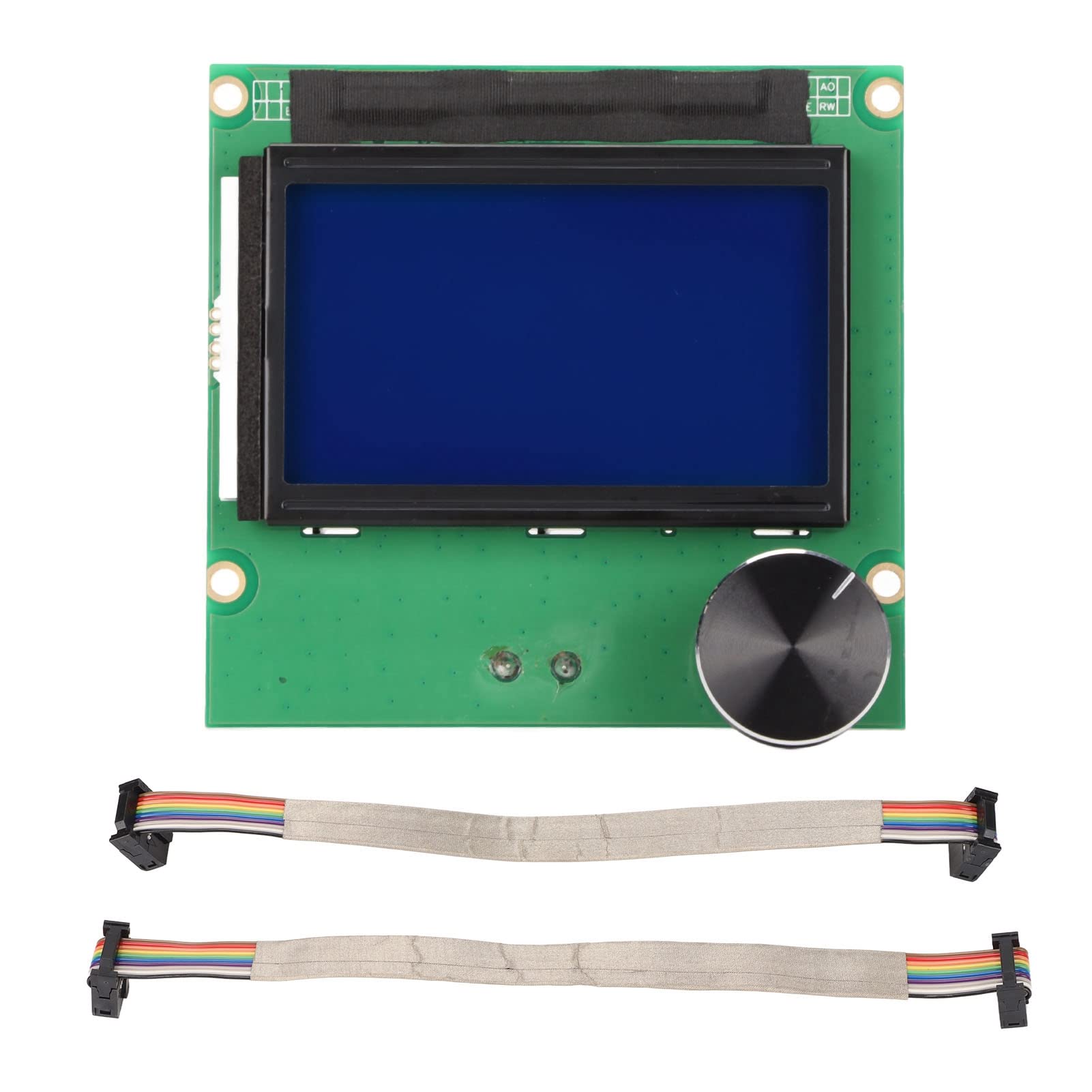 ASHATA 3D Printer LCD Display Screen Replacement for Creality CR10S CR10 - Controller Module with 2 Cables | Compatible with 3D Printing, DIY Projects & Home Repairs