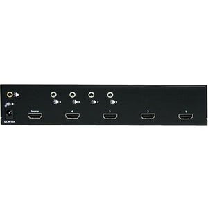 4 Port High Speed HDMI Video Splitter with Audio Support - Ultra HD 4K 60Hz HDR for Home Theater, Gaming & Multi-Screen Setup