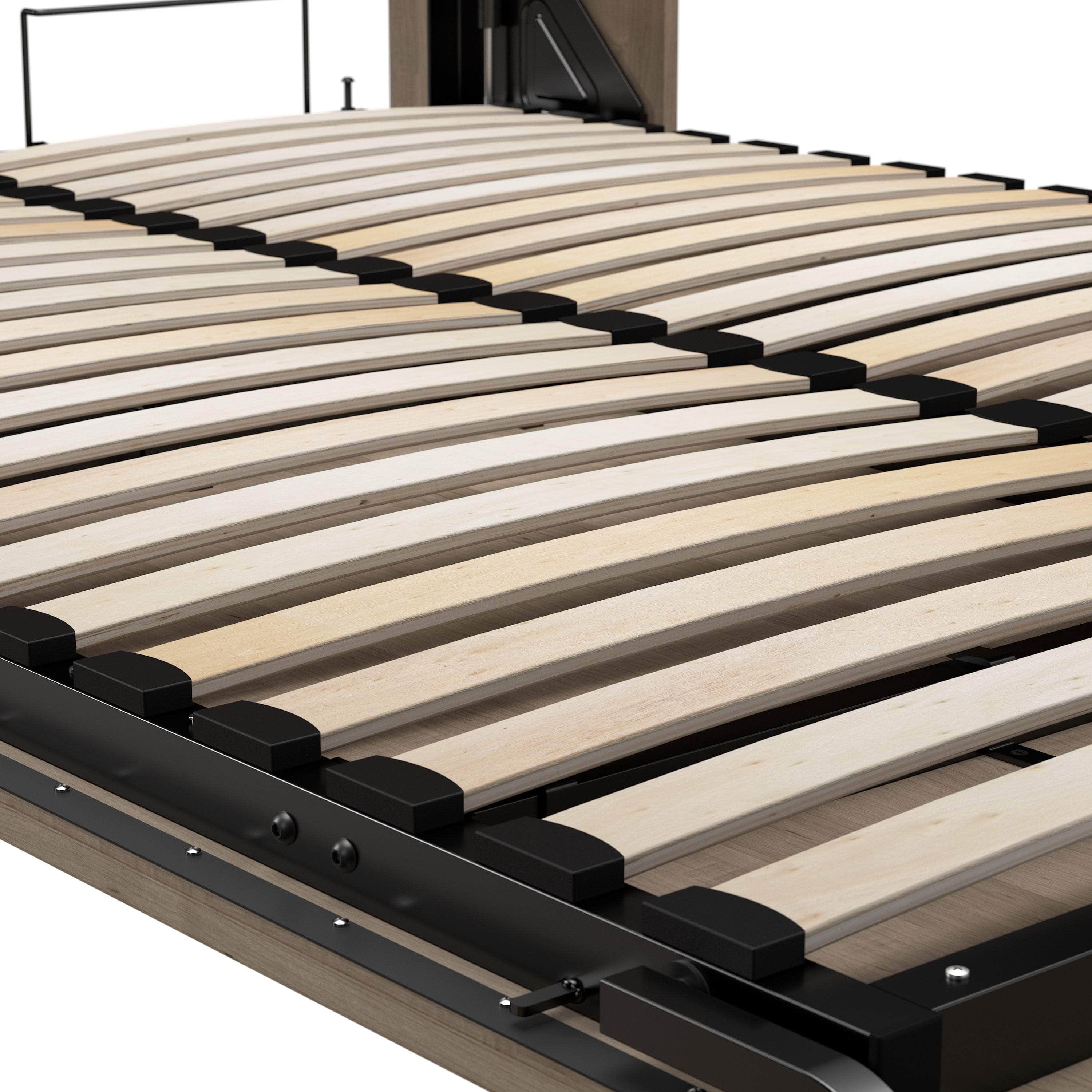 Pur Full Size Murphy Wall Bed with 7 Color Options - Space-Saving Wall Bed for Small Apartments, Guest Rooms & Home Offices