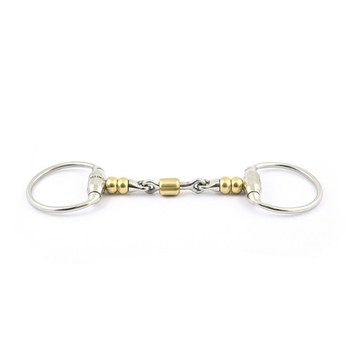 Jump'in French Mouth Eggbutt Snaffle Bit with Fine Rollers - Perfect for Dressage, Show Jumping & Horse Training