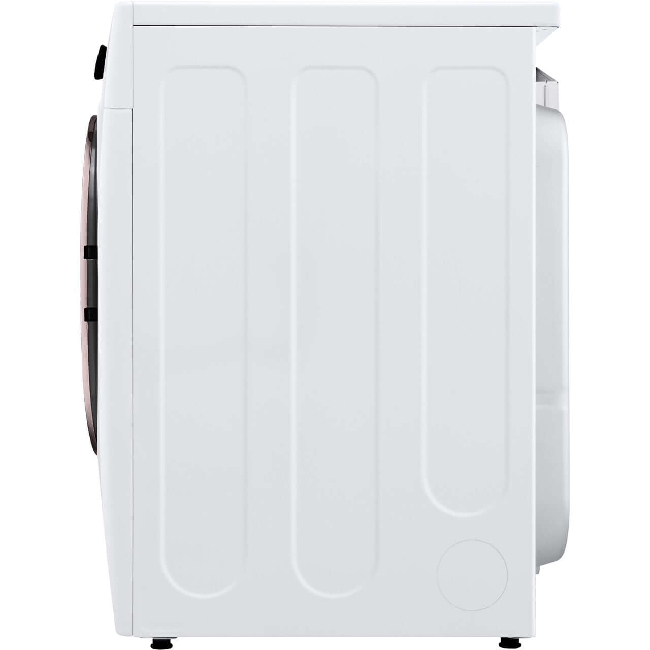 LG DLGX4001W 27 Inch 7.4 Cu Ft Front Load Gas Dryer with TurboSteam Technology - Smart Sensor Drying, Energy Efficient, White - Perfect for Large Families & Laundry Rooms