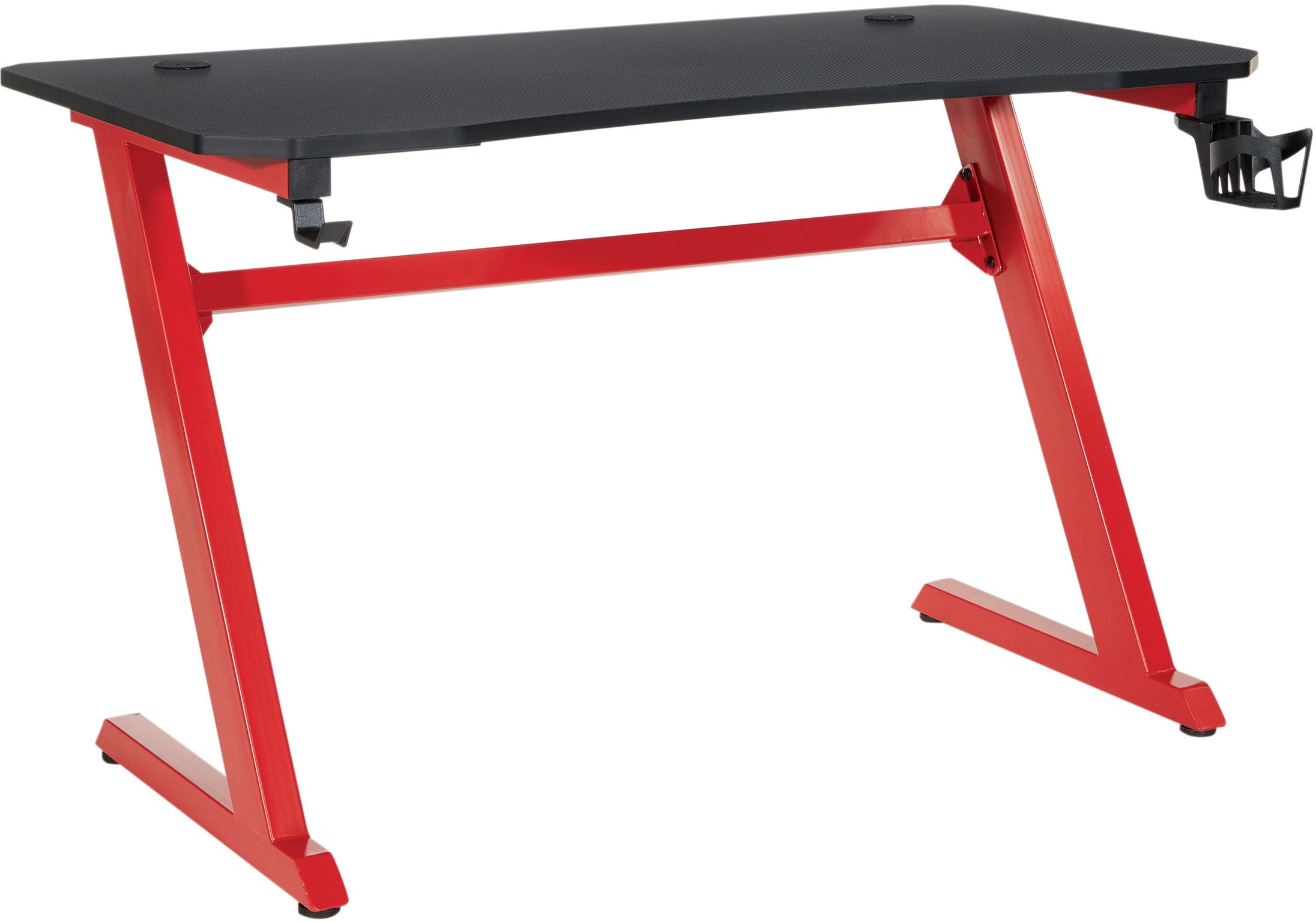 Office Star GST25 Ghost Battlestation Gaming Desk - Ergonomic Computer Desk for PC & Console Gamers - Perfect for Home Office & Gaming Setup