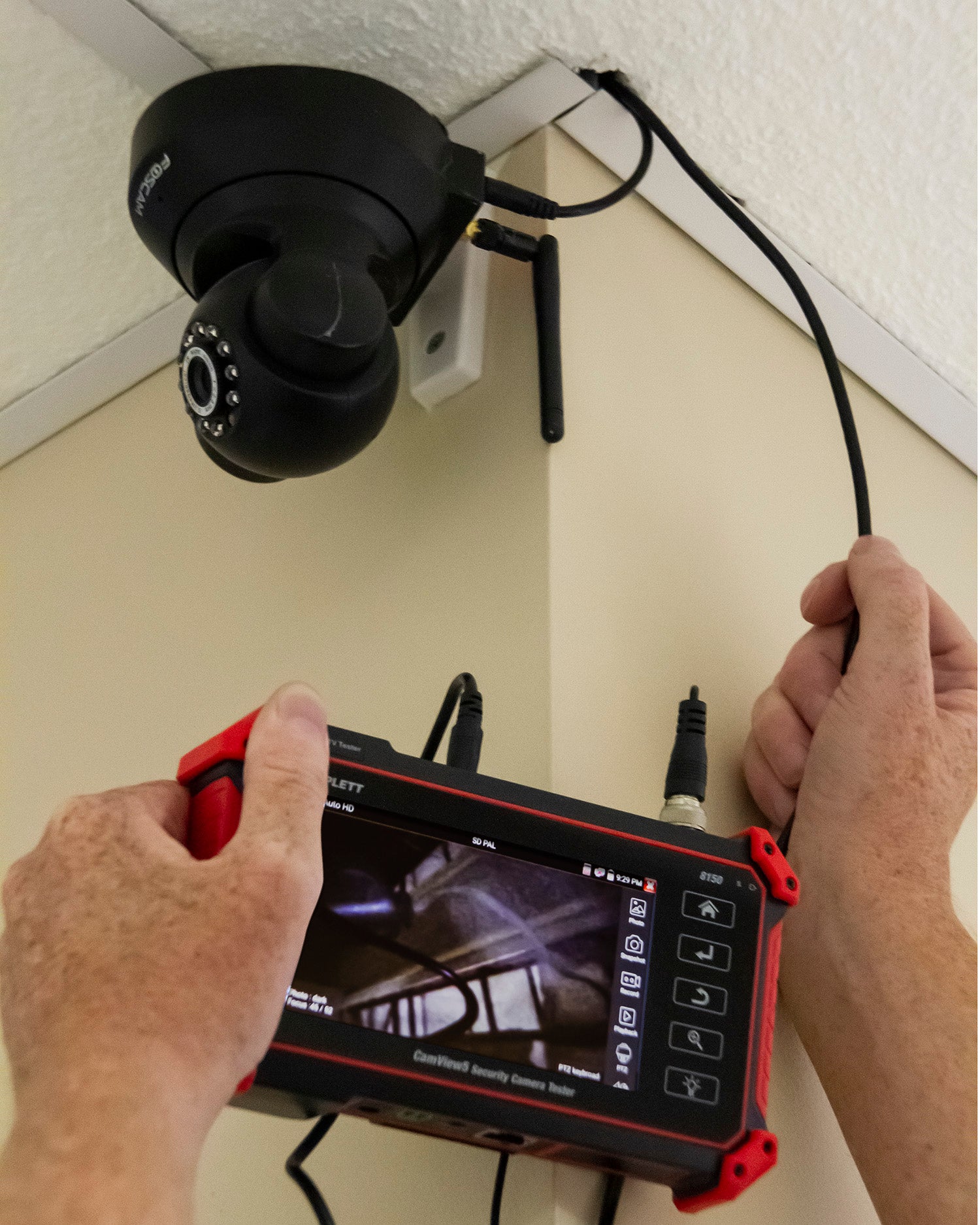CamView IP Pro 5 HD CCTV Camera Tester with SBR2M Borescope (8150 BR KIT) - Professional Network Camera Installation Tool for Security System Maintenance and Inspection