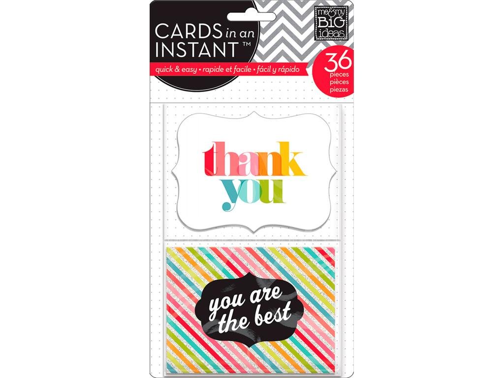 MAMBI Instant Thank You Cards - Bright & Colorful Greeting Cards for All Occasions | Perfect for Birthdays, Holidays, and Expressing Gratitude