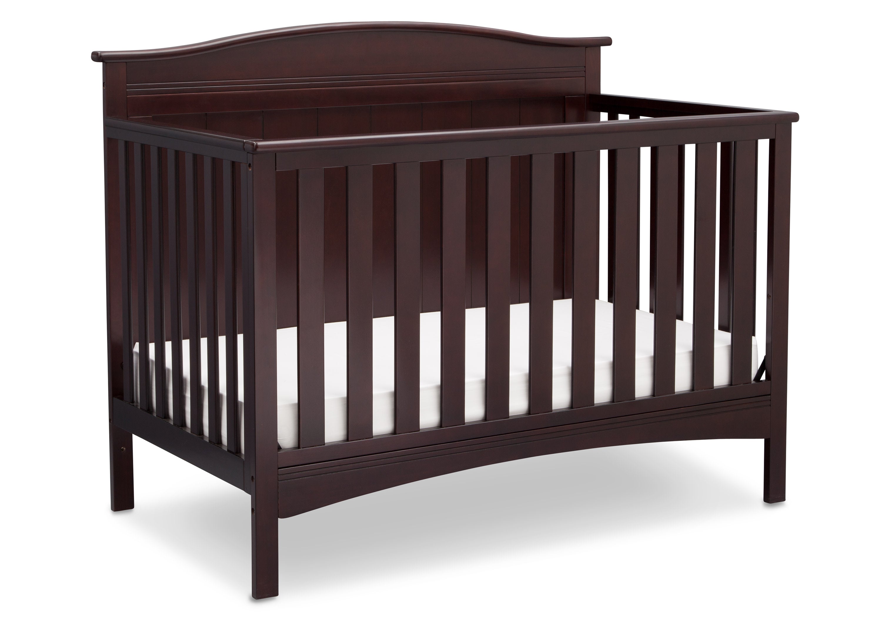 Bennett 4-in-1 Convertible Baby Crib - Toddler Bed, Daybed & Full-Size Frame - Safe & Stylish Nursery Furniture for Newborns to Teens | Perfect for Small Spaces & Modern Nurseries