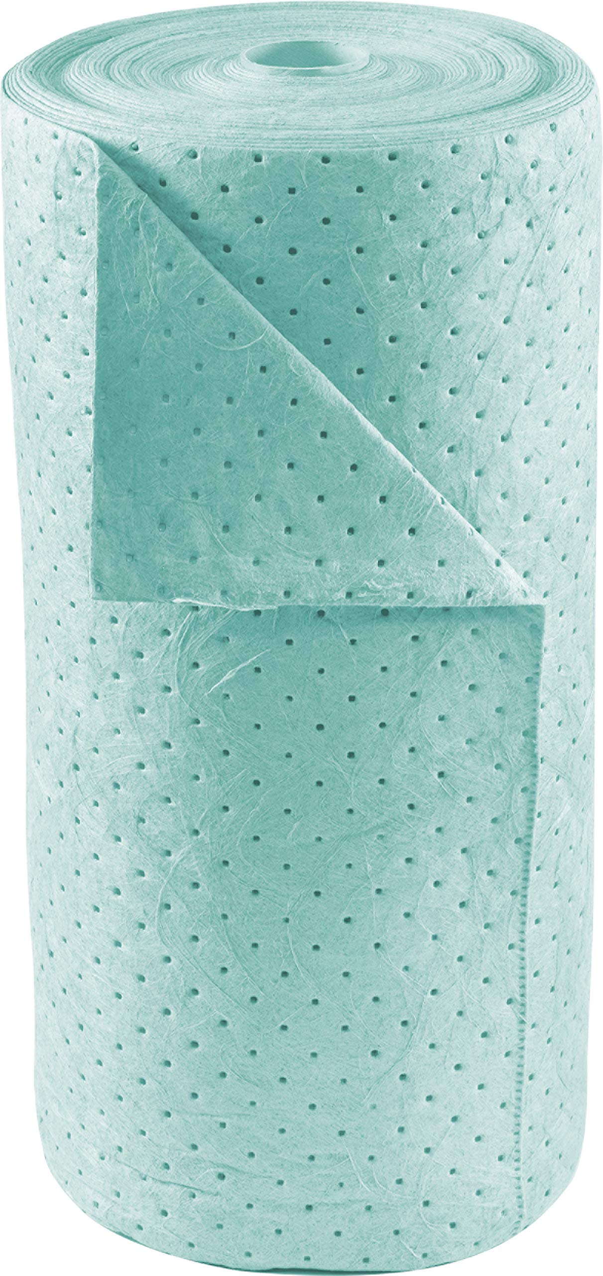 UN3800 30x150 Inch Medium Weight Chemical Absorbent Roll - Low Linting Fine Fiber Cover for Oil Spill Cleanup, Workshop Safety & Industrial Maintenance