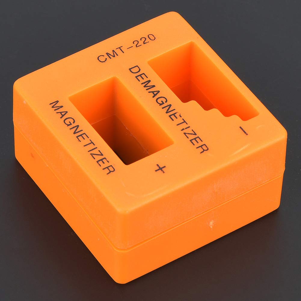 2 in 1 Quick Magnetizer Demagnetizer Tool - 2 Pack Plastic Screwdriver Magnetizing Device for Easy Screw Handling & Equipment Maintenance | Perfect for DIY, Electronics Repair & Home Improvement Projects