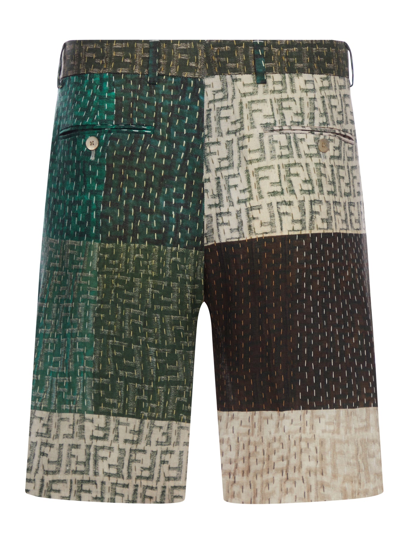 FF Linen Bermuda Shorts for Men & Women - Breathable & Comfortable Summer Shorts - Perfect for Beach, Vacation, and Casual Outings