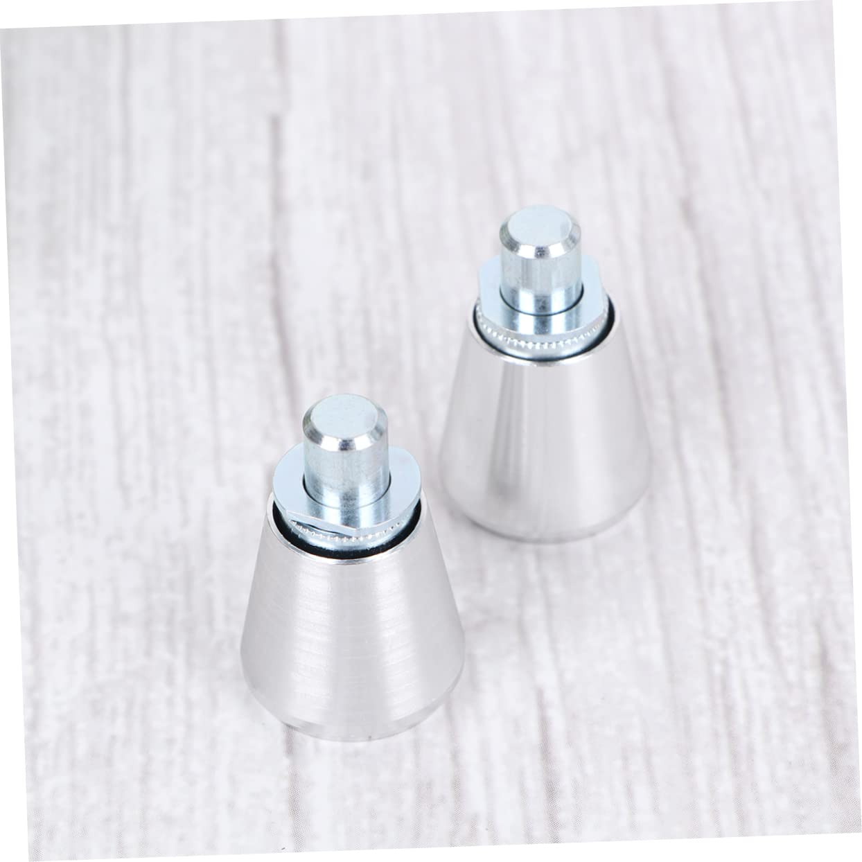 2-Pack 300 Series Silver Spring-Loaded Plunger Latches - Heavy Duty Mechanical Fasteners for Cabinets, Toolboxes & Industrial Equipment