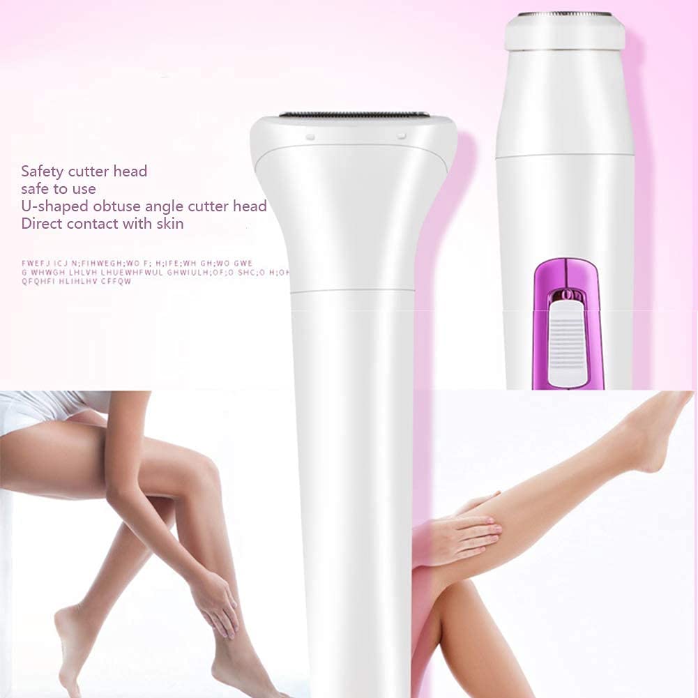 Best 3-in-1 Electric Epilator for Women - Painless Hair Removal Device, Waterproof Lady Shaver & Trimmer for Bikini Area, Nose, Armpits - Perfect for Smooth Skin at Home or Travel
