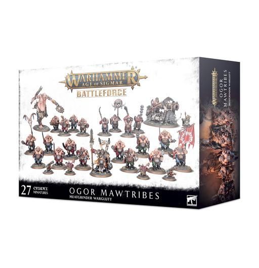Age of Sigmar Battleforce Ogor Mawtribes Meatgrinder Warglutt - Warhammer Fantasy Miniatures Set for Tabletop Gaming & Collecting - Perfect for Battles, Painting, and Display