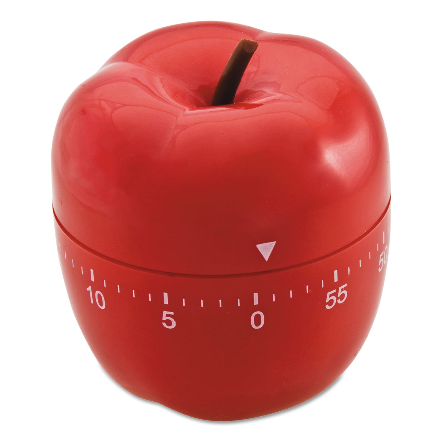 Baumgartens 77042 Red Apple Shaped Timer - 4-Inch Kitchen Timer for Cooking, Baking & Classroom Activities