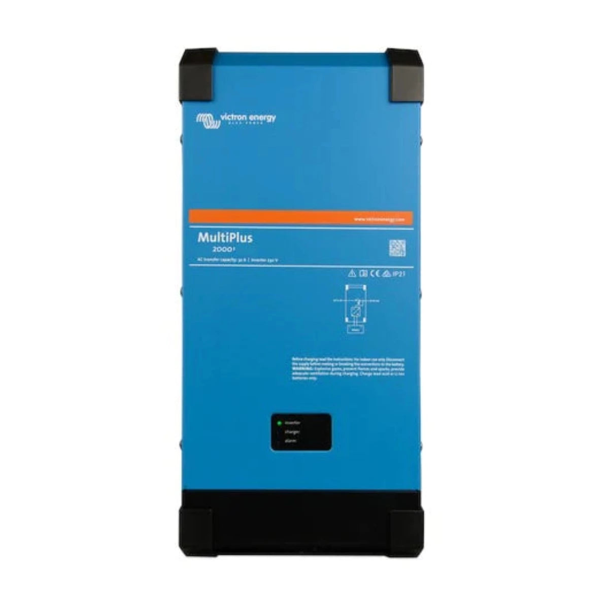 Victron Energy MultiPlus 24/2000/50-32 230V VE.Bus Pure Sine Wave Inverter Charger - 24V 2000VA 50A for RVs, Boats & Off-Grid Solar Power Systems