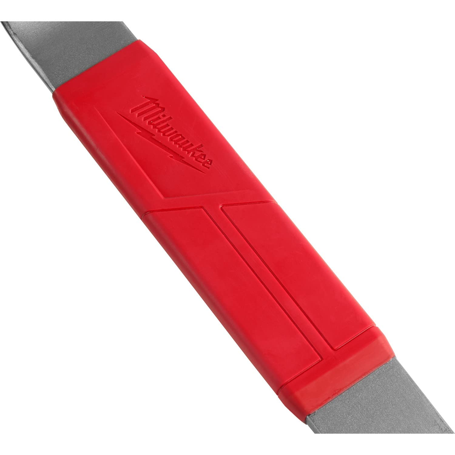 Milwaukee 12-Inch Shock Shield Bar Pry Tool (48-22-9034) - Heavy-Duty Demolition & Construction Pry Bar for Remodeling, Flooring, and Woodworking Projects
