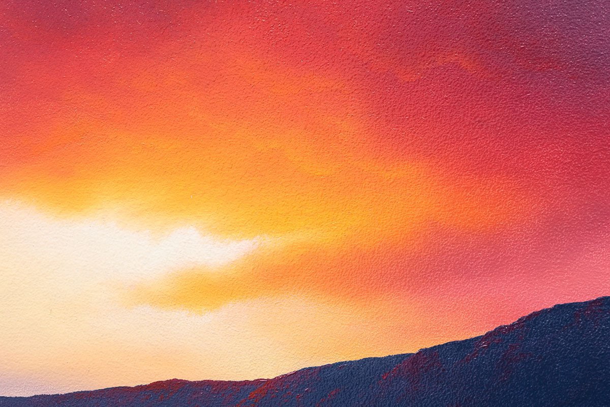 All We Need Is Love And Sunsets - Original Wall Art Print for Home Decor, Living Room, Bedroom & Office | Perfect Gift for Housewarming, Wedding & Anniversary