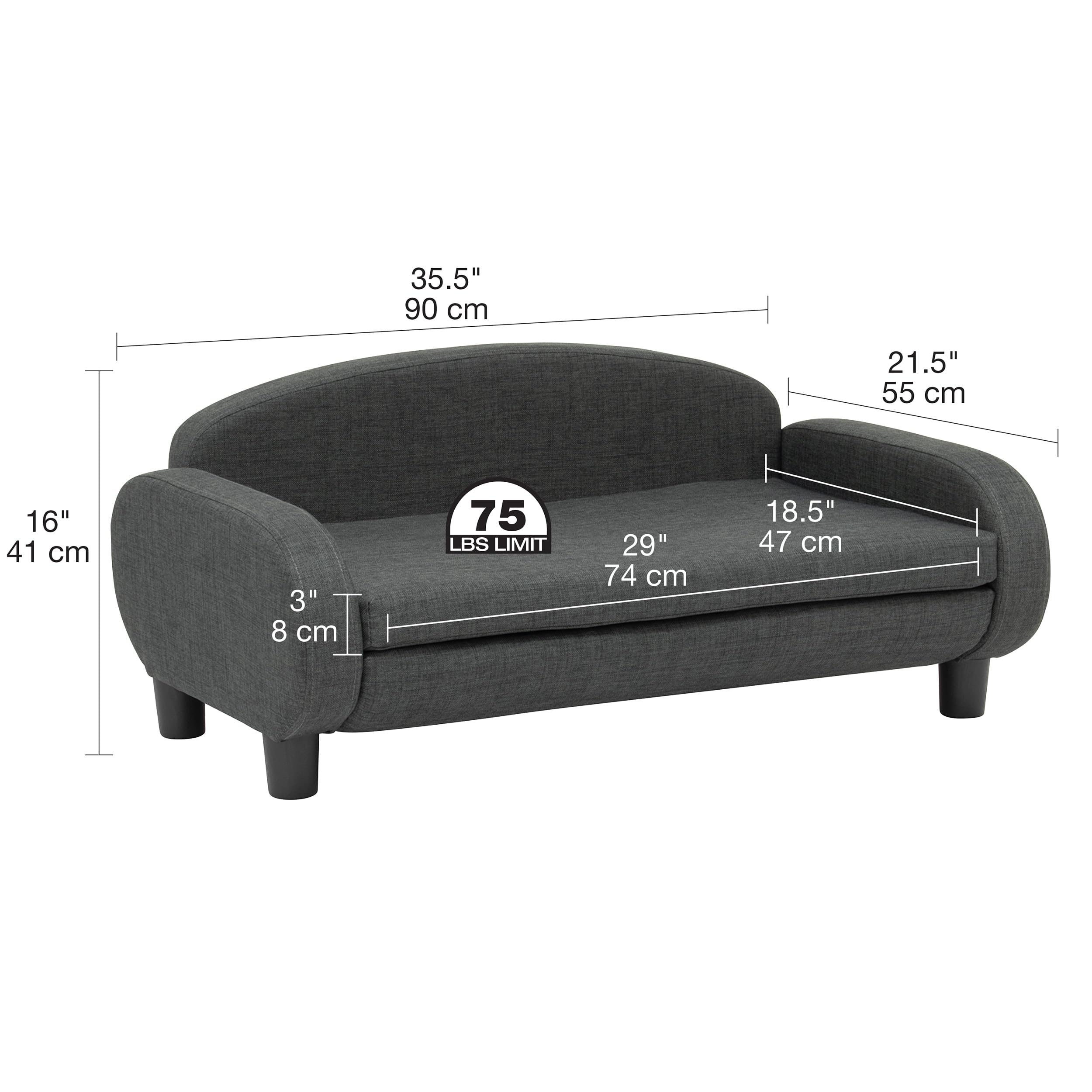Modern Pet Sofa for Medium Dogs & Cats - 35.5
