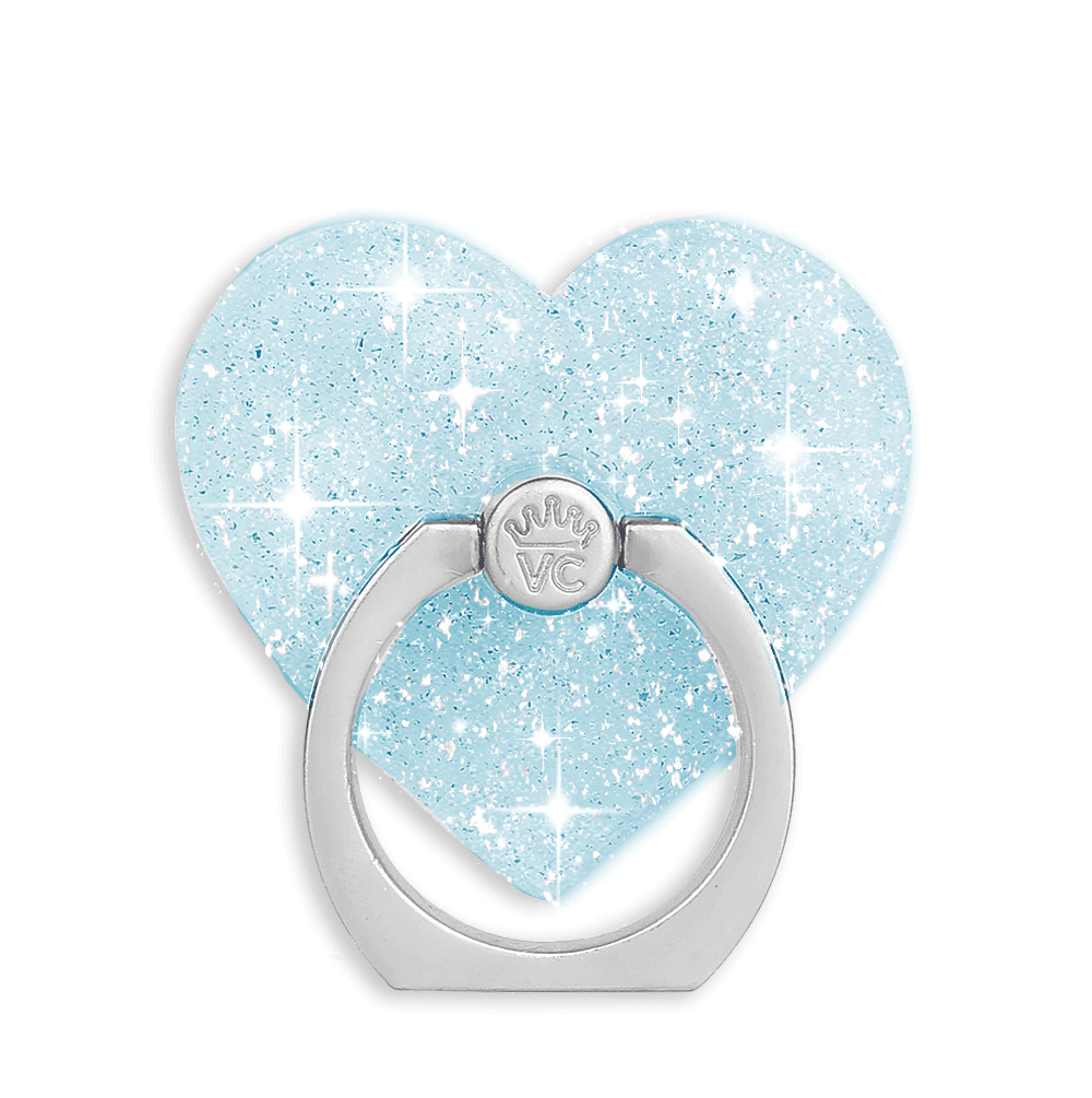 Blue Stardust Phone Ring Holder - Universal Grip Stand for Smartphones, Perfect for Selfies, Videos & Hands-Free Use - Ideal for iPhone, Samsung & More