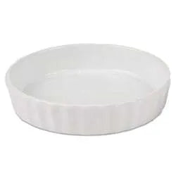 4.75 Inch Round Fluted Serving Dish - Elegant Appetizer Plate for Cheese, Desserts & Party Snacks - Perfect for Entertaining, Weddings & Holiday Gatherings