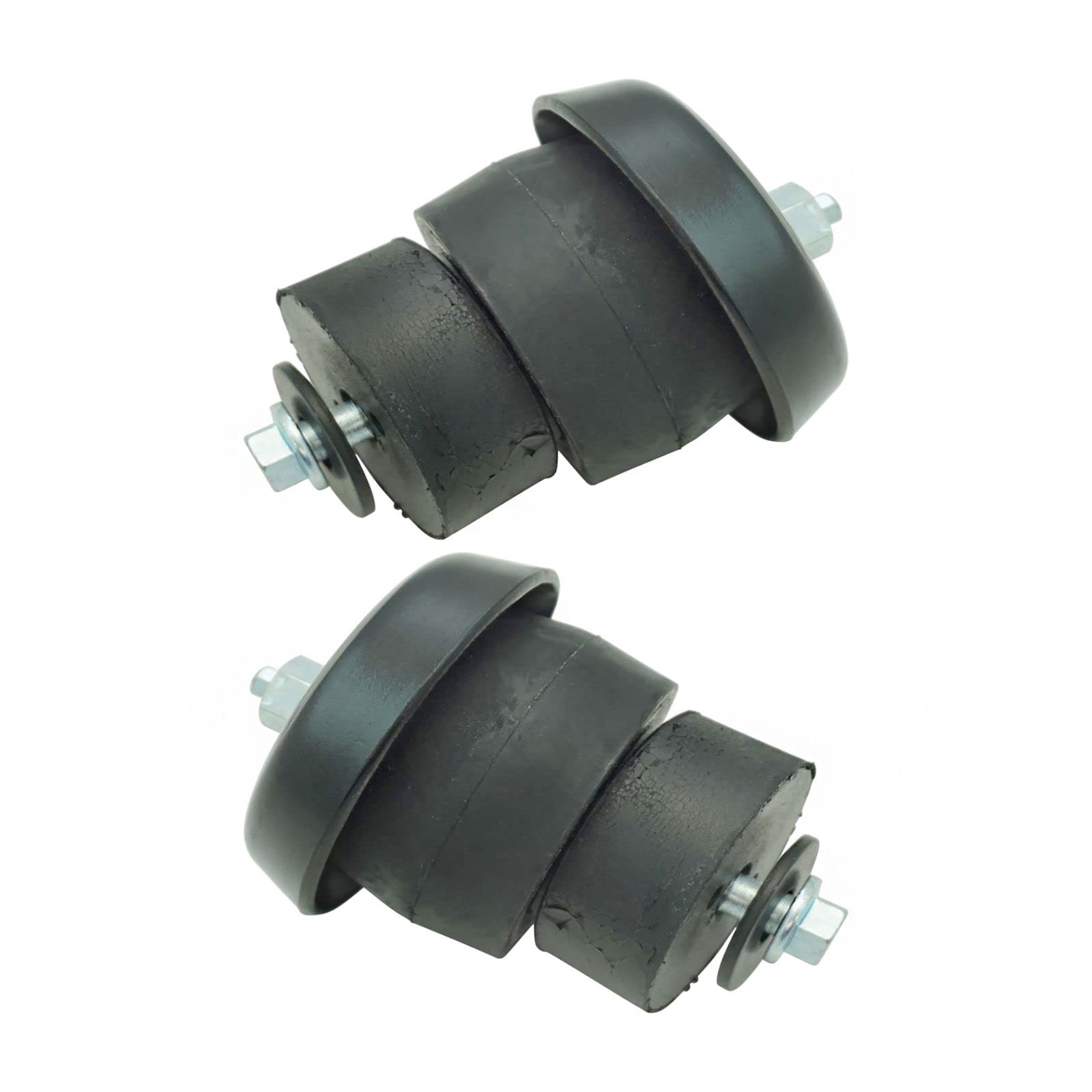 Chevy GMC Pickup Lower Radiator Support Body Mount Bushing Kit - Replacement Pair for 1500 2500 3500 Series - Durable Suspension Upgrade for Off-Road & Towing