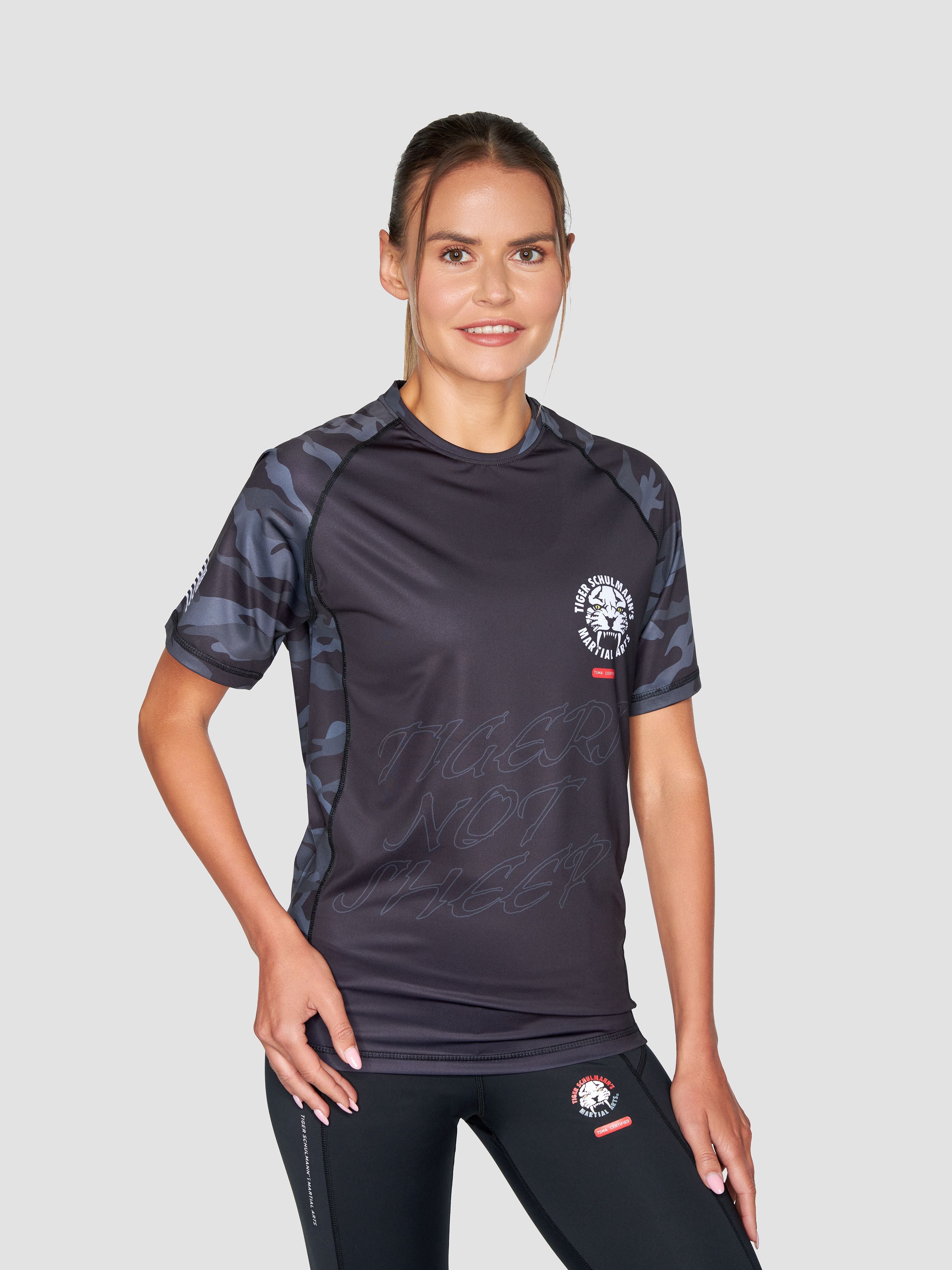 Men's Subliminal Rashguard Short Sleeve - UPF 50+ Sun Protection Swim Shirt for Surfing, Swimming & Water Sports | Quick-Dry Performance Wear