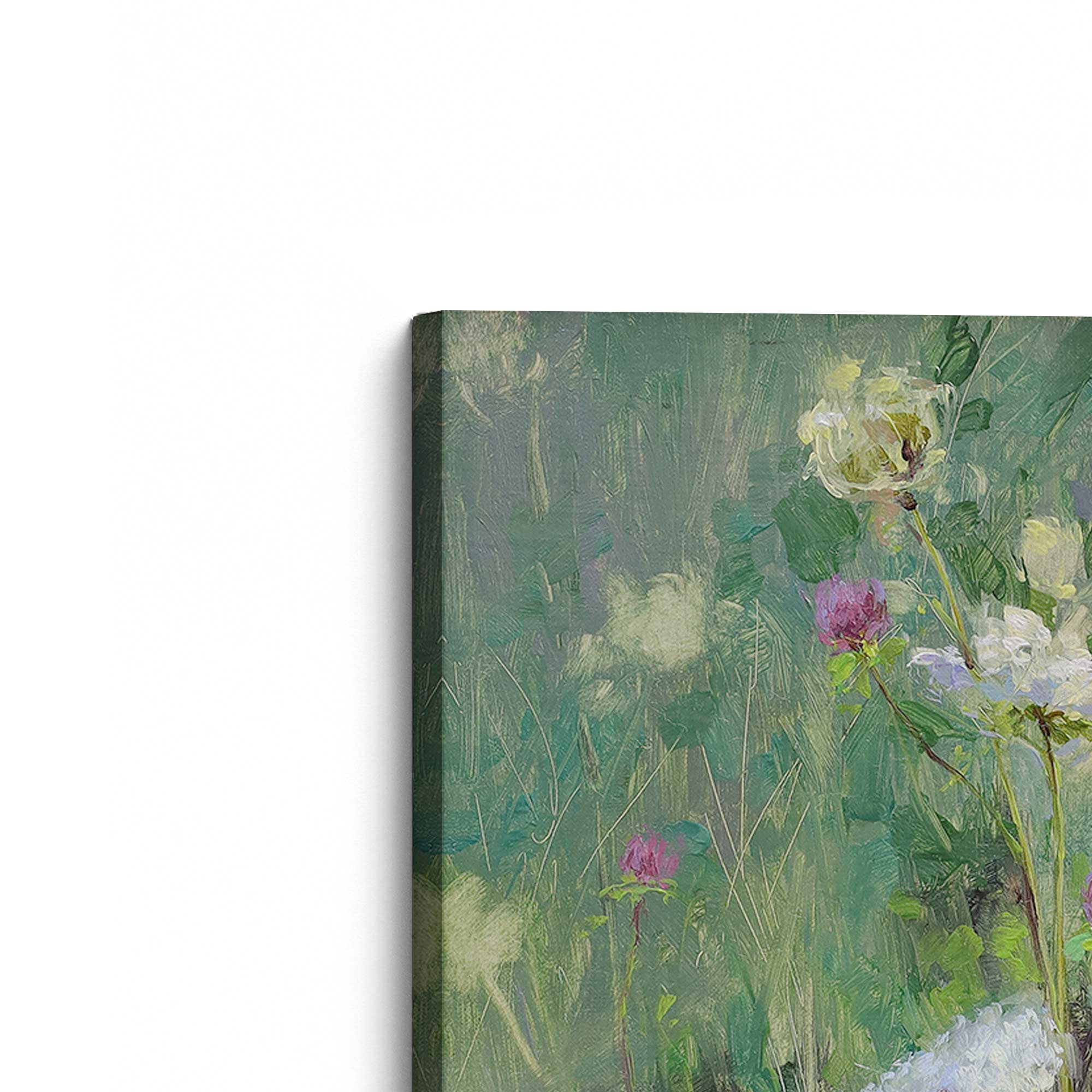 Dreamy Wildflower Escape Canvas Wall Art Print - Nature Inspired Home Decor for Living Room, Bedroom & Office