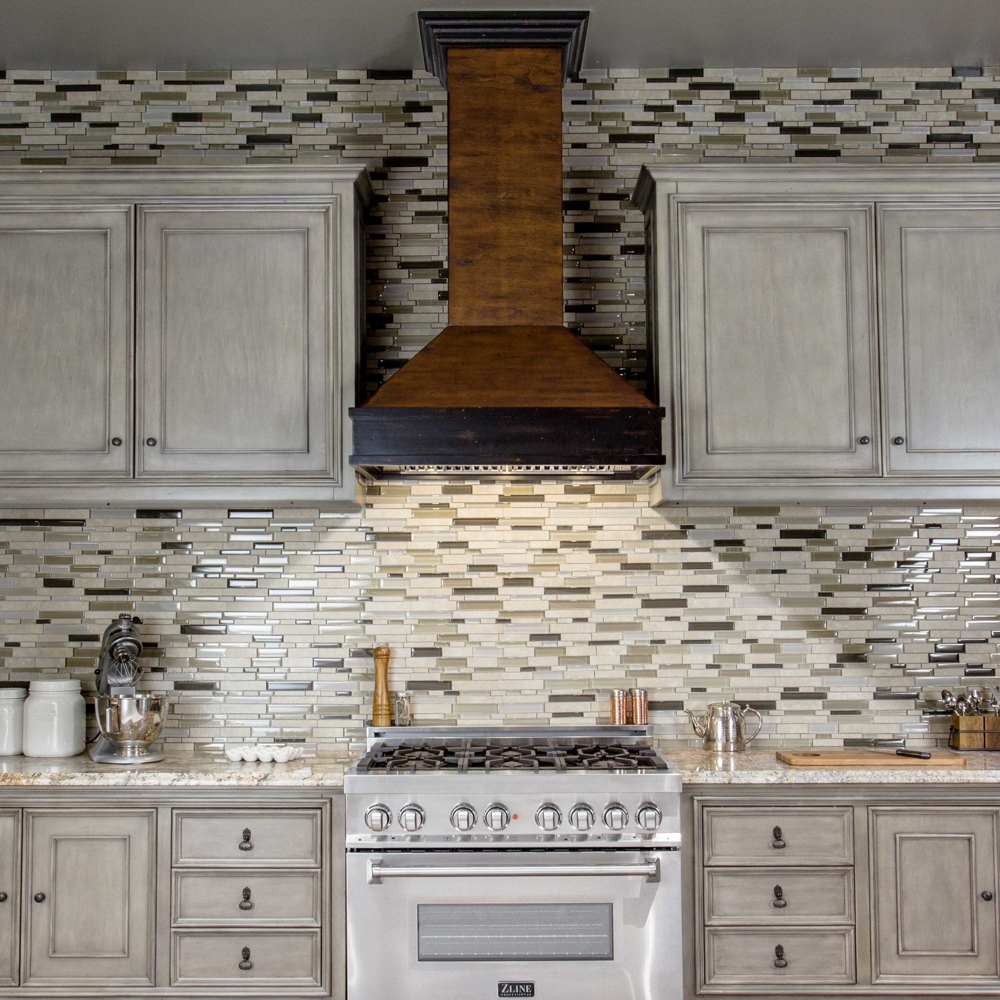 ZLINE Antigua & Hamilton Wooden Wall Mount Range Hood with Powerful Motor - Perfect for Modern Kitchens & Farmhouse Style Homes