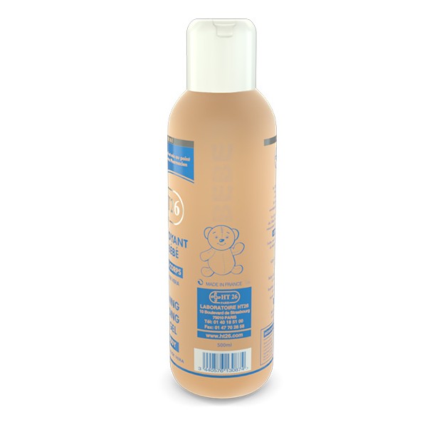 HT26 Baby Gentle Cleansing Gel 500ml - Hypoallergenic & Tear-Free for Newborns & Sensitive Skin - Perfect for Bath Time & Daily Care