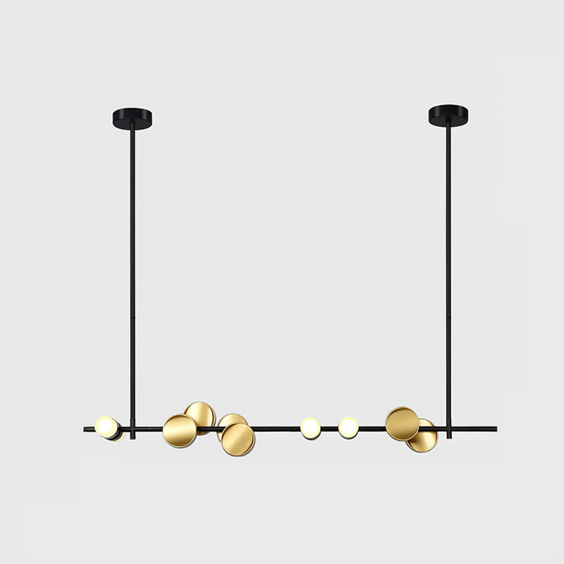 Modern Cilon Disc Pendant Light - Sleek Minimalist Ceiling Fixture for Dining Room, Kitchen Island & Living Room Decor - Energy Efficient LED Hanging Light for Home & Office