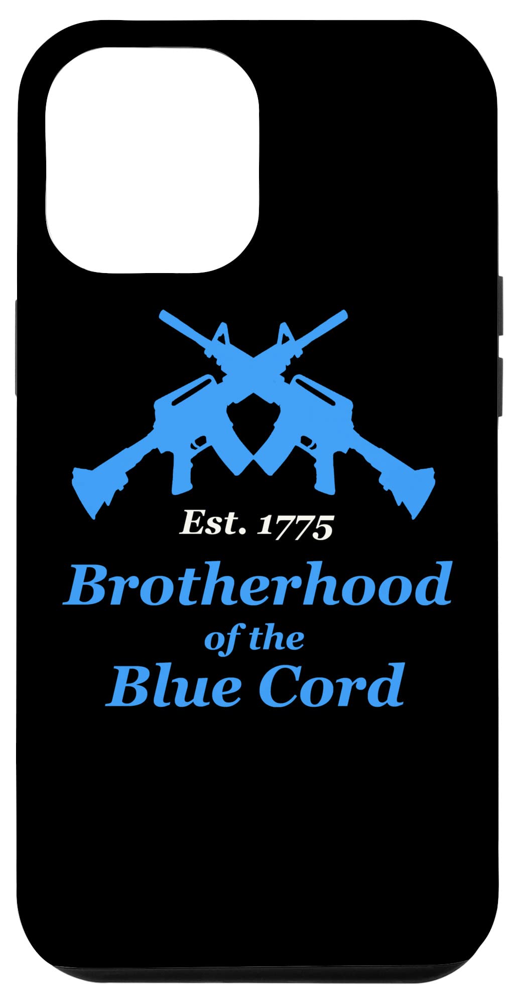 iPhone 12 Pro Max Case - US Army Infantry Grunt 11-B Brotherhood of the Blue Cord Protective Cover | Military Themed Phone Case for Soldiers, Veterans & Patriotic Americans